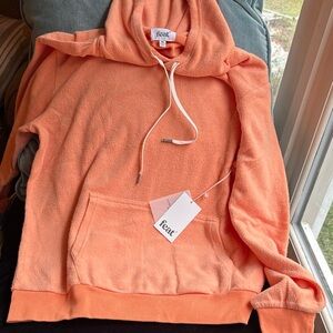 Feat Men's Cozy Orange Hoodie